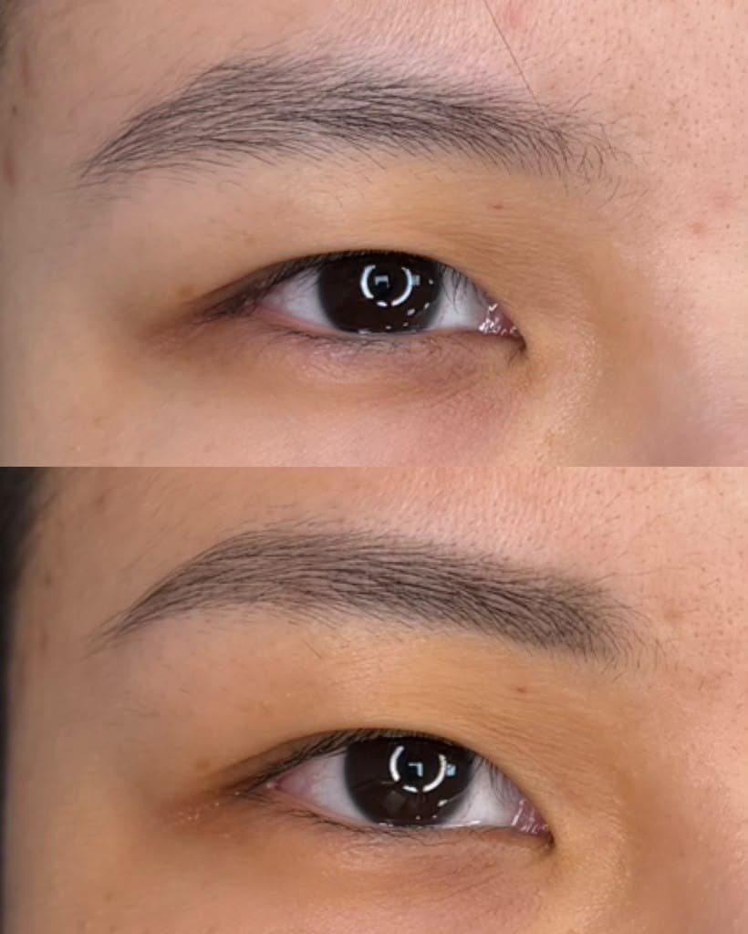 Powder Brows before and after, photo 1